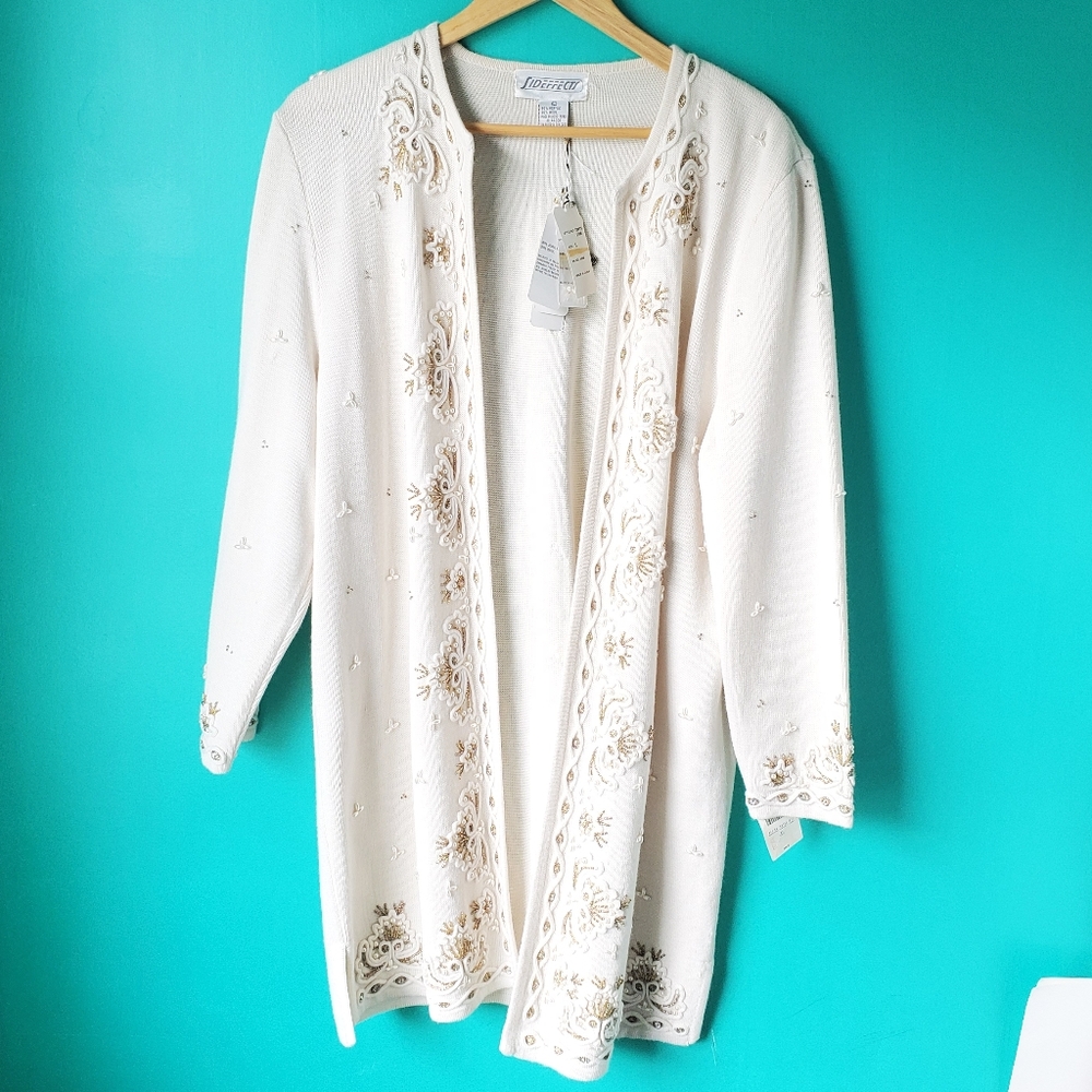 Vintage Sideffects Cardigan Sweater Size Large